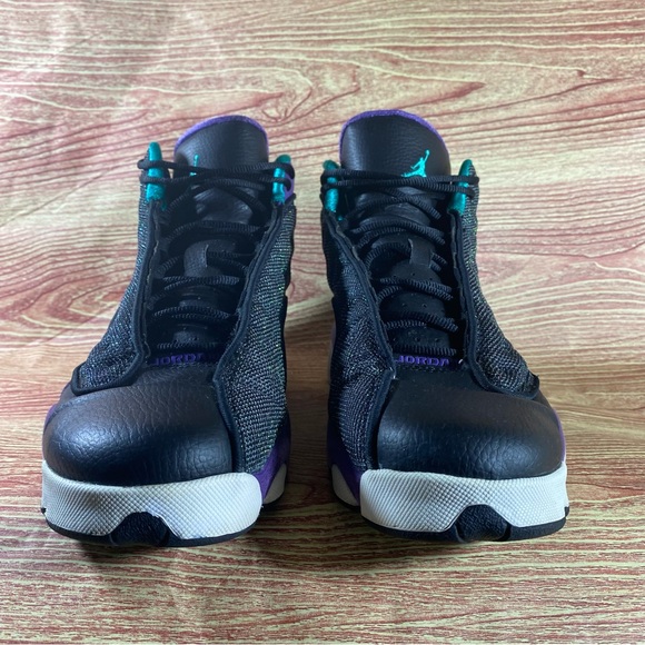 JORDAN 13 GS ULTRA VIOLET TEAL Sneakers 7 Youth - Picture 4 of 9